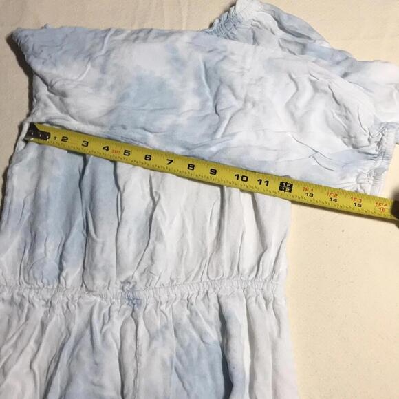 🍁Style Envy blue white Romper size Medium - Picture 3 of 8